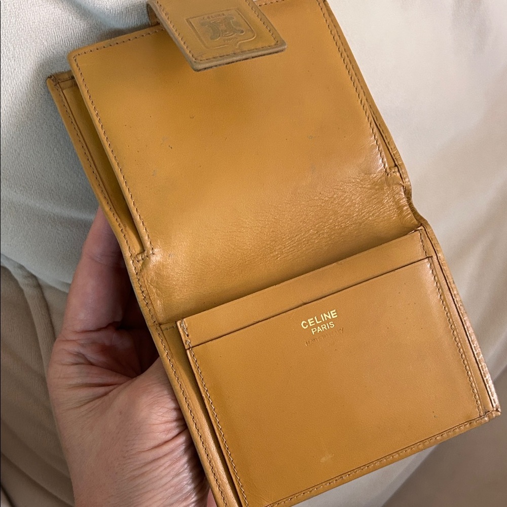 Celine Triomphe Compact Macadam Wallet - Picture 3 of 9